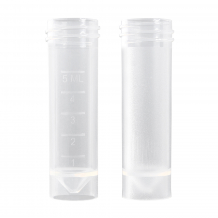 ПРОБИРКА ВИНТОВАЯ 5 МЛ С ЮБКОЙ, БЕЗ КРЫШКИ (100 ШТ.УП.)