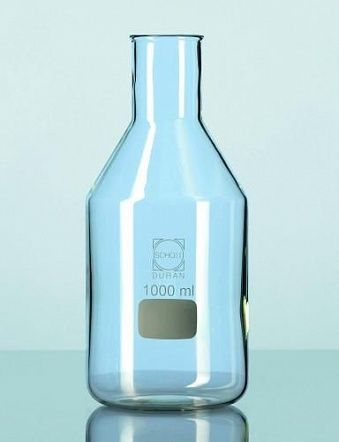 БУТЫЛКА КУЛЬТУРАЛЬНАЯ, СТЕКЛ., ДЛЯ МЕТАЛ. КРЫШЕК, 100МЛ, 217732403 DURAN, 9010150