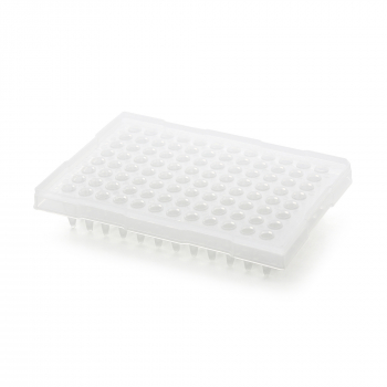 ПЛАШКА ДЛЯ ПЦР НА 96 ЛУНКИ С ПОЛУЮБКОЙ, ПРОФИЛЬ СТАНДАРТНЫЙ (10 ШТ.УП.) ABI СОВМЕСТИМЫЕ