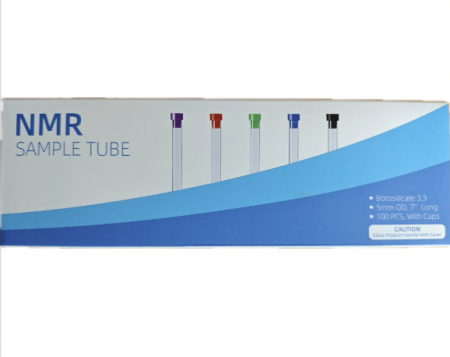 АМПУЛЫ ДЛЯ ЯМР-СПЕКТРОСКОПИИ С КРЫШКАМИ. 400 МГЦ, АРТ. B-020002-5, SHANGHAI HEQI GLASSWARE, 5 ШТ/УПАКОВКА