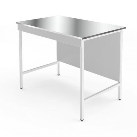 ВЫСОКИЙ ЛАБОРАТОРНЫЙ СТОЛ СО СТОЛЕШНИЦЕЙ ИЗ НЕРЖАВЕЮЩЕЙ СТАЛИ НВ-1200 ЛНВ