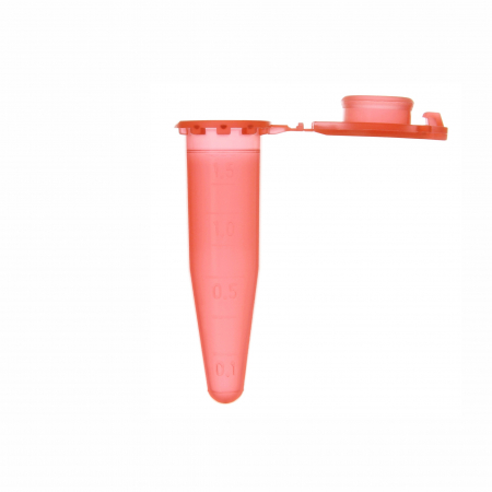 МИКРОЦЕНТРИФУЖНАЯ ПРОБИРКА 1,5 МЛ, ГРАДУИРОВАННАЯ, КРАСНАЯ. (500 ШТ.УП.) ПЦР CLEAN