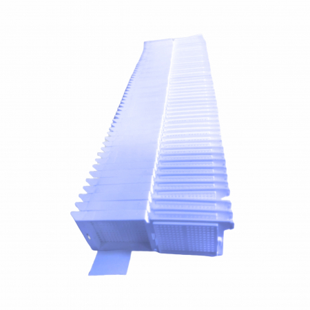 БИОПСИЙНЫЕ КАССЕТЫ СОЕДИНЕННЫЕ КЛЕЙКОЙ ЛЕНТОЙ, ГОЛУБЫЕ (400 ШТ. УП)