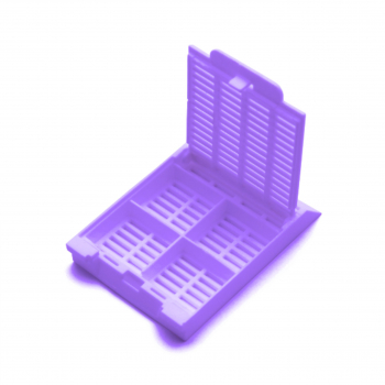 ГИСТОЛОГИЧЕСКИЕ КАССЕТЫ 4-СЕКЦИОННЫЕ, ФИОЛЕТОВЫЕ (500 ШТ. УП)