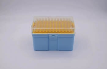 НАКОНЕЧНИКИ ДЛЯ ДОЗАТОРА В ШТАТИВЕ ЖЁЛТЫЕ С ФИЛЬТРОМ СТЕРИЛЬНЫЕ 100 МКЛ, 96 ШТ./УП.