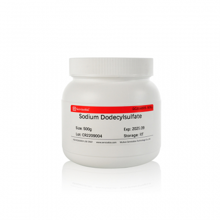 ДЕТЕРГЕНТ НАТРИЙ ДОДЕЦИЛСУЛЬФАТ (SDS), 500 Г, SERVICEBIO