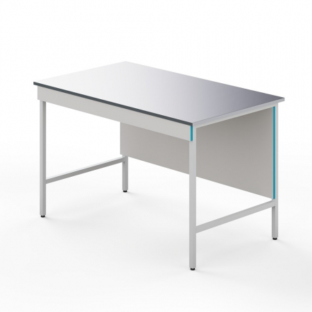 ОТКРЫТЫЙ СТОЛ ДЛЯ РАБОТЫ СИДЯ СО СТОЛЕШНИЦЕЙ ИЗ НЕРЖАВЕЮЩЕЙ СТАЛИ СЛН НВК 1200 НЕРЖ
