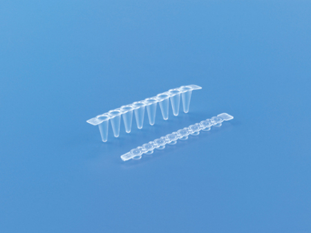 ПЦР ПРОБИРКИ MAXYAMP 0.1 МЛ, В СТРИПАХ 8 ШТ С ПЛОСКОЙ ULTRA CLEAR КРЫШКОЙ С НИЗКИМ ПРОФИЛЕМ (125 ШТ. УП.)