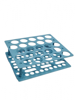 ШТАТИВ ДЛЯ ПРОБИРОК, ОБЪЕМОМ 50 МЛ НА 25 МЕСТ