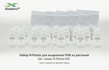 НАБОР R-PLANTS ДЛЯ ВЫДЕЛЕНИЯ РНК ИЗ РАСТЕНИЙ, 250 РЕАКЦИЙ