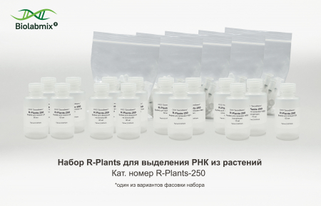 НАБОР R-PLANTS ДЛЯ ВЫДЕЛЕНИЯ РНК ИЗ РАСТЕНИЙ, 250 РЕАКЦИЙ