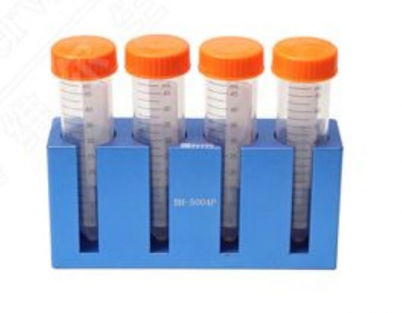 ШТАТИВ ДЛЯ ЗАМОРАЖИВАНИЯ, ВЫСОКИЙ ПРОФИЛЬ, ДЛЯ ПРОБИРОК НА 50 МЛ, 4 МЕСТА, АЛЮМИНИЙ