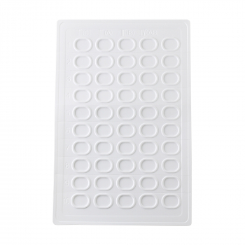 ПЛАНШЕТ ИММУНОЛОГИЧЕСКИЙ ОДНОРАЗОВЫЙ (РАЗБОРНЫЙ) 50 ЛУНОК (БЕЛЫЙ)