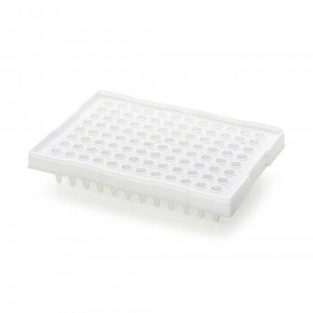 ПЛАШКА ДЛЯ ПЦР НА 96 ЛУНКИ С ПОЛУЮБКОЙ, ПРОФИЛЬ СТАНДАРТНЫЙ, БЕЛАЯ (10 ШТ.УП.) ABI СОВМЕСТИМЫЕ