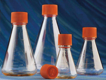 КОЛБЫ ЭРЛЕНМЕЙЕРА, 250 МЛ, PETG, ВИНТОВАЯ ОРАНЖ КРЫШКА, СТЕРИЛЬНЫЕ, 50/УП, PK00273 PEKYBIO