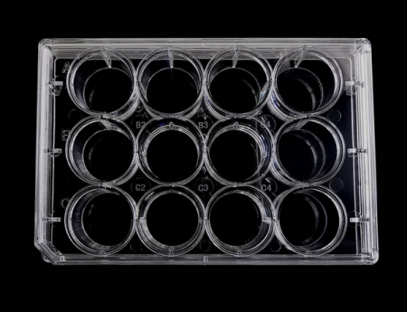 ПЛАНШЕТ КУЛЬТУРАЛЬНЫЙ, 12-ЛУНОЧНЫЙ, TC TREATED, СТЕРИЛЬНЫЙ, 1 ШТ/ИНД. УПАК