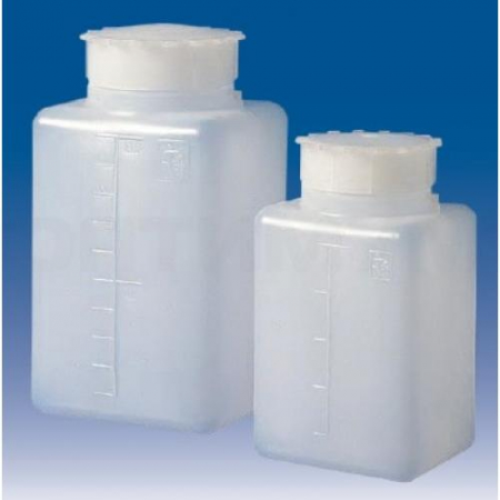 БУТЫЛКИ PETG, 250 МЛ, КВАДРАТНЫЕ, ВИНТОВЫЕ КРЫШКИ С УПЛОТНЕНИЕМ, СТЕРИЛ, 96/УП, PK00533 PEKYBIO