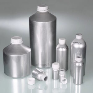 БУТЫЛКА УЗКОГОРЛАЯ, АЛЮМИНИЙ, РЕЗЬБОВАЯ КРЫШКА, 60 МЛ, ISOLAB, АРТ. 061.14.060