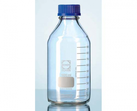 БУТЫЛЬ ЛАБОРАТОРНАЯ, 50 МЛ, С ВИНТОВОЙ КРЫШКОЙ, РЕЗЬБА 32 GL, 218011753 DURAN 9072000