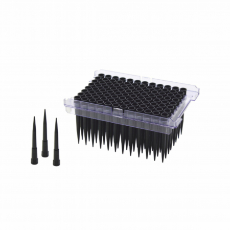 НАКОНЕЧНИКИ КОНДУКТИВНЫЕ БЕЗ ФИЛЬТРА ОБЪЕМОМ ДО 200 МКЛ В ШТАТИВЕ (960 ШТ.УП.)