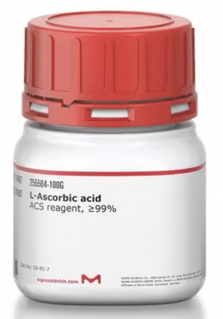 L-АСКОРБИНОВАЯ КИСЛОТА, 100 Г, 255564-100G, SIGMA-ALDRICH