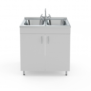 СТОЛ-МОЙКА НВ-800 МД-Б БЕЗ СУШИЛКИ (850?800?600)