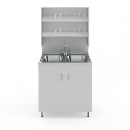 СТОЛ-МОЙКА НВ-800 МД С СУШИЛКОЙ (800?600?1650)