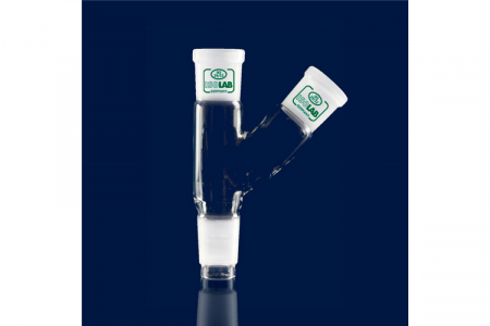 АДАПТЕР У-ОБРАЗНЫЙ - NS 29/32 - 29/32 - УГЛОВОЙ ШЛИФ NS 14/25