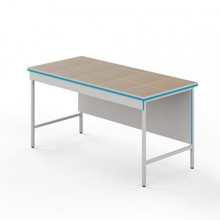 ОТКРЫТЫЙ СТОЛ ДЛЯ РАБОТЫ СИДЯ СО СТОЛЕШНИЦЕЙ ИЗ КЕРАМОГРАНИТНОЙ ПЛИТКИ СЛН НВК 1500 КГ