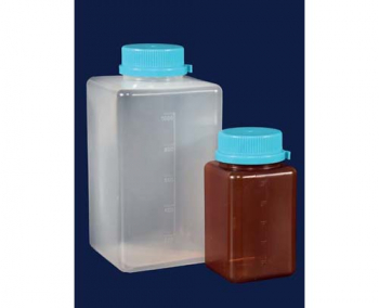 БУТЫЛЬ КВАДРАТНАЯ 500 МЛ, C ВИНТОВОЙ КРЫШКОЙ, НЕСТЕРИЛЬНАЯ, ИНДИВИДУАЛЬНАЯ УПАКОВКА, КОРИЧНЕВЫЙ PP, ISOLAB, АРТ. 061.26.500