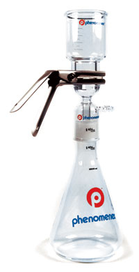 СИСТЕМА ФИЛЬТРАЦИИ ПОДВИЖНОЙ ФАЗЫ В СБОРЕ PHENOMENEX FILTERSYS, 47 ММ, ВОРОНКА 300 МЛ КОЛБА 1 Л