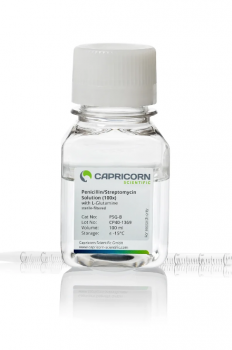 ПЕНИЦИЛЛИН/СТРЕПТОМИЦИН С L-ГЛУТАМИНОМ, 100X, 100 МЛ, CAPRICORN SCIENTIFIC, PSG-B