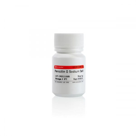 АНТИБИОТИК ПЕНИЦИЛЛИНА G НАТРИЕВАЯ СОЛЬ, АКТИВНОСТЬ 1550 ЕД/МГ, CAS 69-57-8, 1 Г