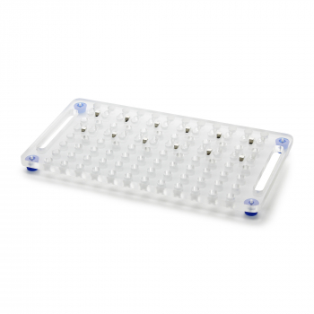 МАГНИТНЫЙ ШТАТИВ «РАБОЧЕЕ МЕСТО» ДЛЯ ПРОБИРОК 1,5/2,0 МЛ, 96 МЕСТ (ОРГСТЕКЛО)