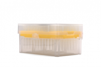НАКОНЕЧНИКИ ОДНОРАЗОВЫЕ СТЕРИЛЬНЫЕ ДЛЯ МИКРОПИПЕТОЧНЫХ ДОЗАТОРОВ, В ШТАТИВЕ ОБЪЕМОМ 200 МКЛ, ГРАДУИРОВАННЫЕ, ЖЕЛТЫЕ (96 ШТ./УП.)