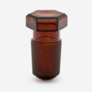 ПРОБКА NS34/35, ПУСТОТЕЛАЯ, ТЁМНОЕ СТЕКЛО, ISOLAB, АРТ. 051.03.007