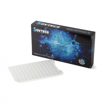 МАТ ДЛЯ 96-ЛУНОЧНОГО ПЛАНШЕТА ОБЪЁМОМ 0,5-2,2 МЛ С КРУГЛЫМИ ЛУНКАМИ (5 ШТ.УП.)