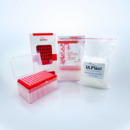 НАКОНЕЧНИКИ OMNITIP ОБЪЁМОМ ДО 10 МКЛ В СМЕННЫХ БЛОКАХ, 10Х96 ШТ