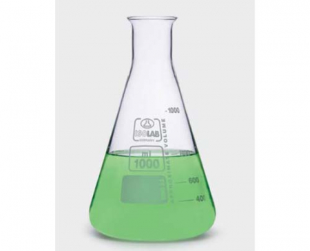 КОЛБА ЭРЛЕНМЕЙЕРА (КОНИЧЕСКАЯ)- СТЕКЛО - БЕЗ ШЛИФА - 250 МЛ