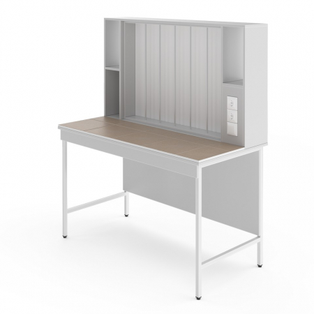 СТОЛ ДЛЯ ТИТРОВАНИЯ СО СТОЛЕШНИЦЕЙ ИЗ КЕРАМОГРАНИТНОЙ ПЛИТКИ НВ-1400 ТК