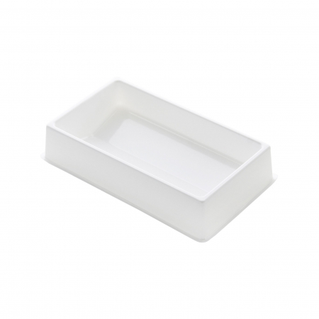 ВАННОЧКА ДЛЯ РЕАГЕНТОВ (ДЛЯ МНОГОКАНАЛЬНЫХ ПИПЕТОК-ДОЗАТОРОВ) ВМЕСТИМОСТЬЮ 200 МЛ, БЕЛАЯ, ПОЛИСТИРОЛ