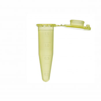 МИКРОЦЕНТРИФУЖНАЯ ПРОБИРКА 1,5 МЛ, ГРАДУИРОВАННАЯ (ЖЕЛТЫЙ) (500 ШТ.УП.) ПЦР CLEAN