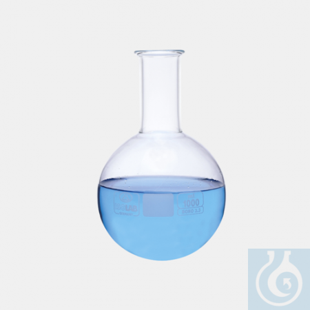 КОЛБА ПЛОСКОДОННАЯ - СТЕКЛО - 1000 МЛ