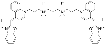 YODI-1, ЗЕЛЕНЫЙ ФЛУОРЕСЦЕНТНЫЙ КРАСИТЕЛЬ ДЛЯ НУКЛЕИНОВЫХ КИСЛОТ, 50 UL, 5 MM/DMSO, 2932-50UL