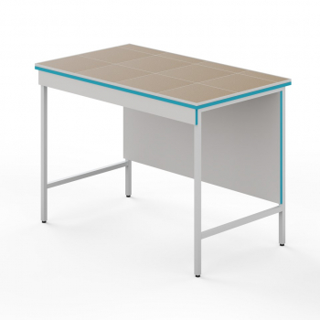 ОТКРЫТЫЙ СТОЛ ДЛЯ РАБОТЫ СТОЯ СО СТОЛЕШНИЦЕЙ ИЗ КЕРАМОГРАНИТНОЙ ПЛИТКИ СЛВ НВК 1200 КГ