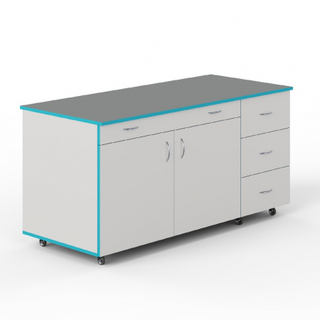 ПОДКАТНОЙ МОДУЛЬ ТДЯ НВК 1500 ДЛЯ ТИТРОВАЛЬНОГО СТОЛА СТ НВК 1500 ПЛАСТ (1390?600?700)