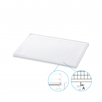 КРЫШКА ДЛЯ МИКРОПЛАНШЕТА ПС (С РАЗМЕТКОЙ ЛУНОК) (СТЕРИЛЬНАЯ В ИНД.УП.)