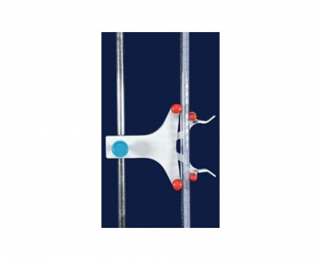 ЗАЖИМ ДЛЯ 1 БЮРЕТКИ, PP, ISOLAB, АРТ. 018.06.001