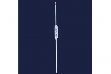 ПИПЕТКА 50 МЛ - СТЕКЛО - ОБЪЕМНЫЙ - КЛАСС АS - СООТВЕТСТВИЕ СЕРТИФИКАТА. - ГОЛУБАЯ ШКАЛА,10 ШТ/УП
