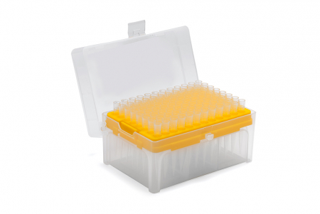 НАКОНЕЧНИКИ ОДНОРАЗОВЫЕ СТЕРИЛЬНЫЕ ДЛЯ МИКРОПИПЕТОЧНЫХ ДОЗАТОРОВ, MAXIPENSE (С ПОНИЖЕННОЙ АДГЕЗИЕЙ), С ФИЛЬТРОМ, В ШТАТИВЕ ОБЪЕМОМ 300 МКЛ, ГРАДУИРОВАННЫЕ (96 ШТ./УП.)